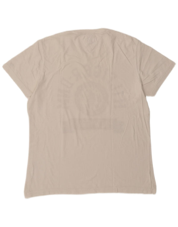 Tommy Hilfiger Herren T-Shirt mit Grafik, XL, Weiß