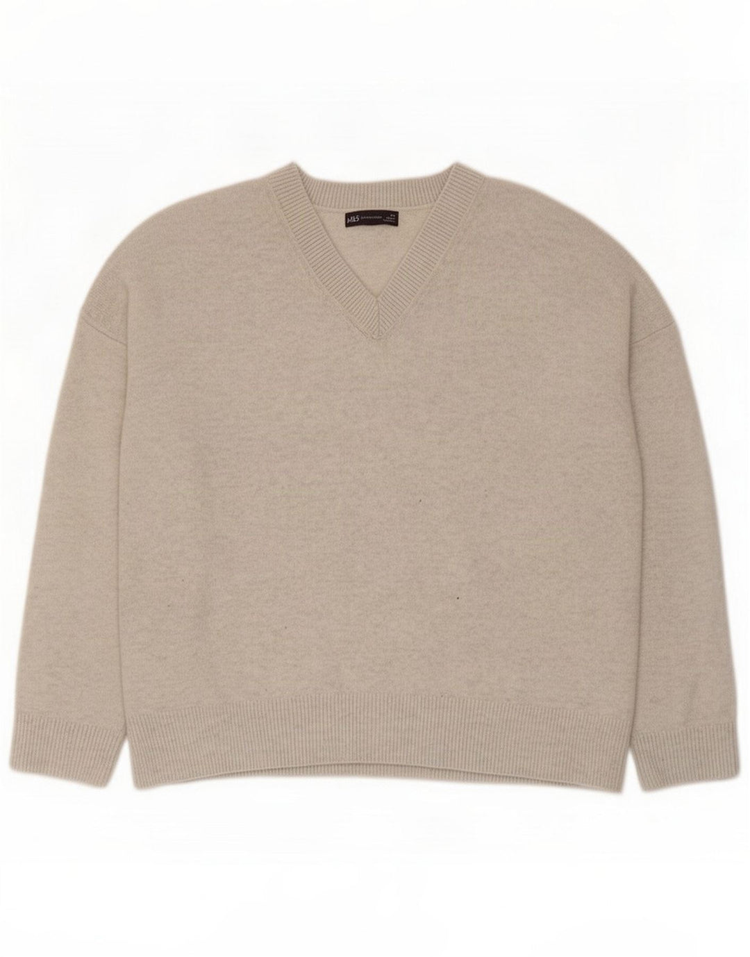 Marks & Spencer Herren V-Ausschnitt Pullover Pullover XL Grau Polyester