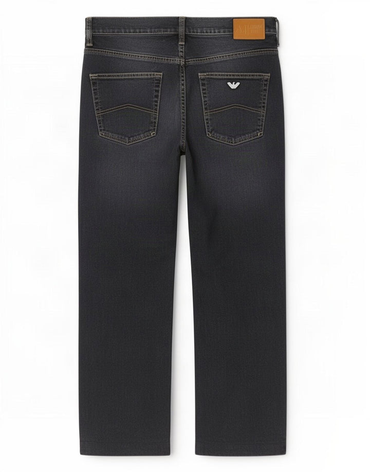 Armani Herren Straight Jeans W38 L27 Marineblau