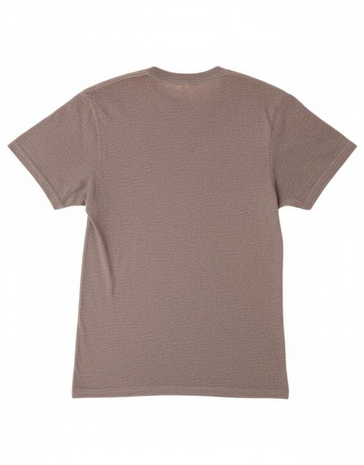 Vans Herren Custom Fit Grafik-T-Shirt-Oberteil, Größe S, Grau