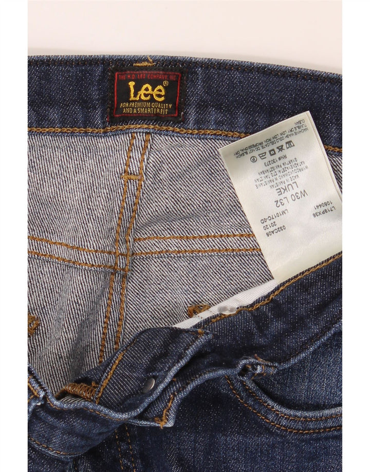 LEE Mens Luke Cropped Jeans W30 L25 Blue Cotton Vintage Lee and Second-Hand Lee from Messina Hembry 