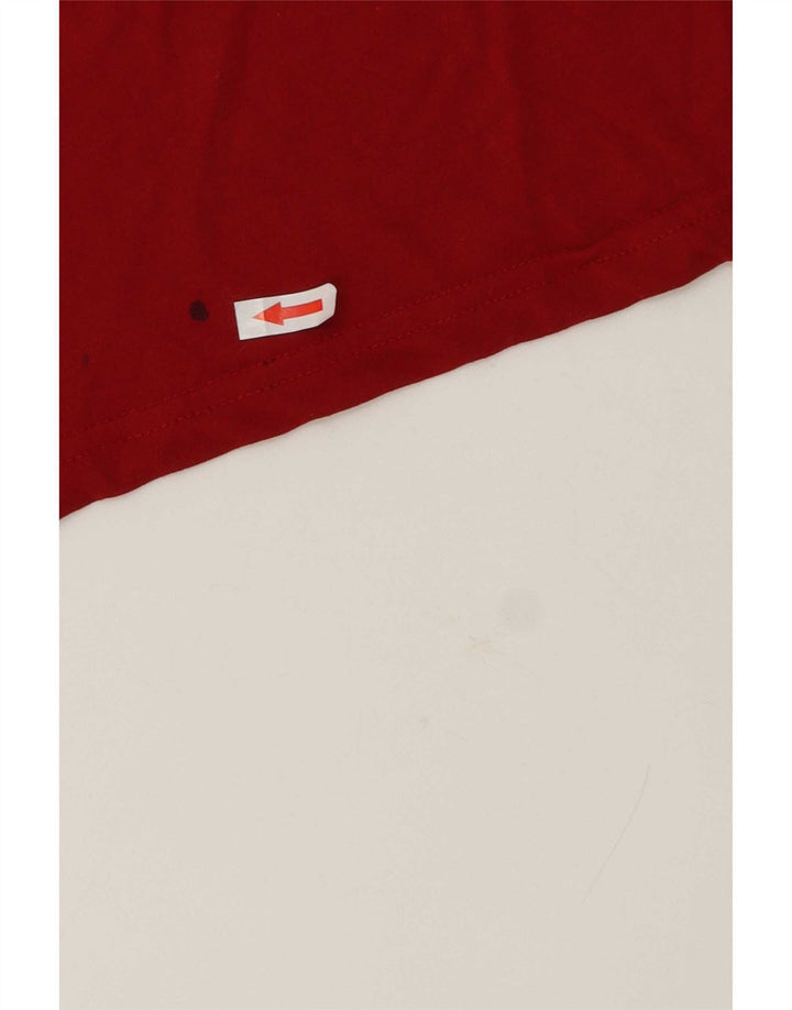 Adidas Herren Indiana Graphic T-Shirt Top XL Rot Polyester