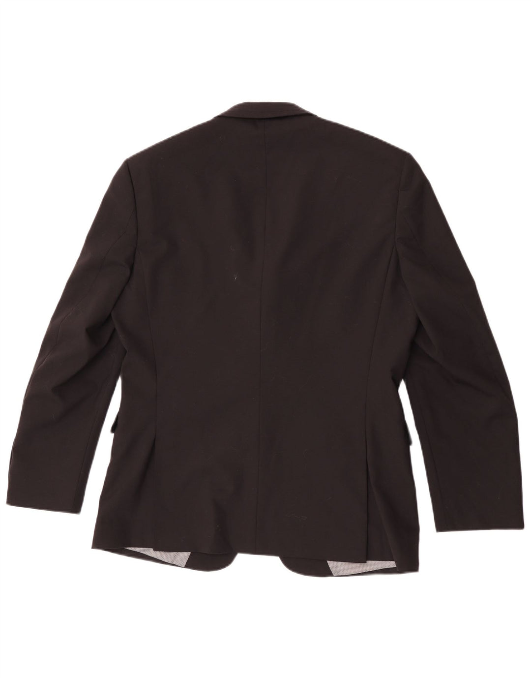 Pierre Cardin Herren 2-Knopf-Slim-Blazerjacke UK 38 Mittelschwarze Wolle