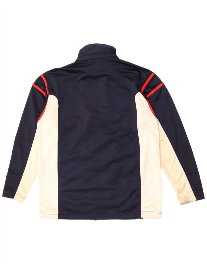 Kappa Herren-Trainingsanzug-Top-Jacke XL, Marineblau, Farbblock