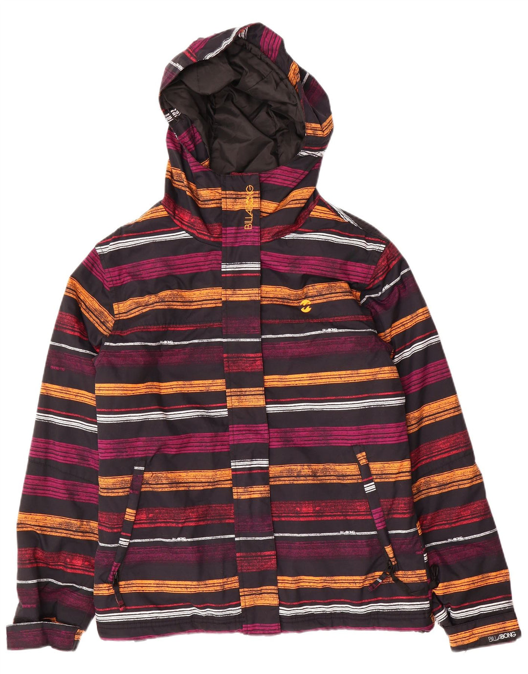 Billabong Damen Windjacke UK 14 Medium Mehrfarbig gestreift