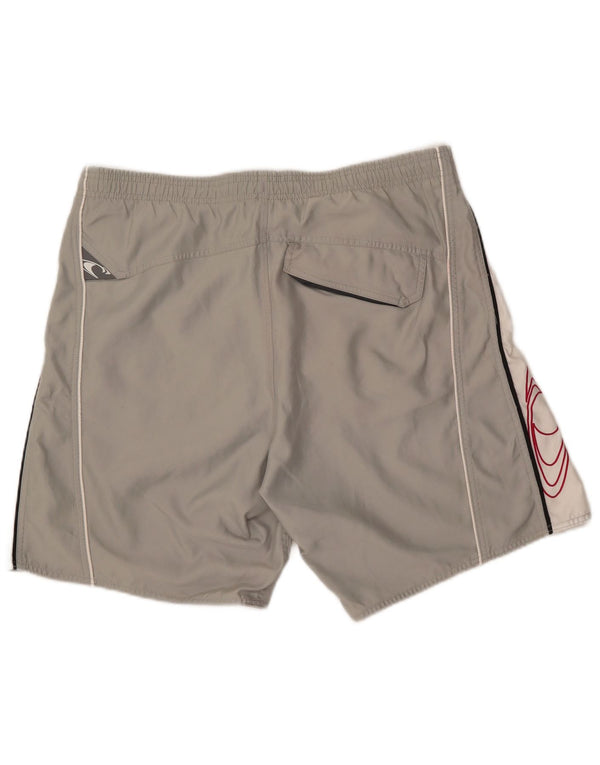 O'NEILL Herren-Sportshorts mit Grafik, mittelgraues Farbblock-Polyester