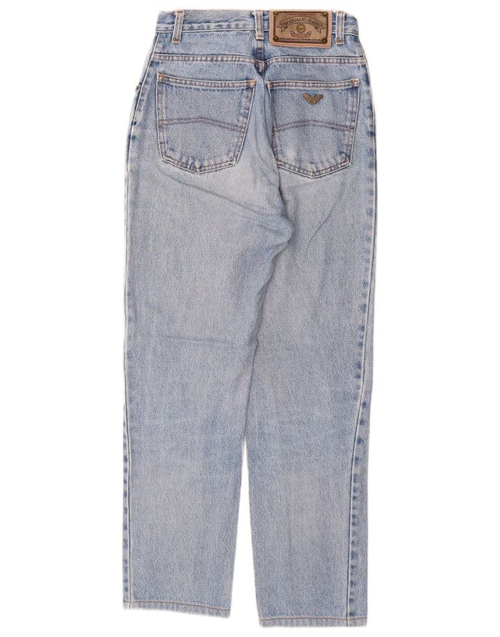 Armani Damen Tapered Jeans W26 L2 Blau