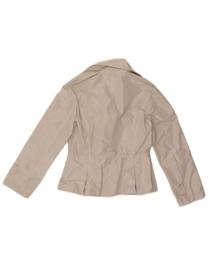 Marella Damen-Zweireiher-Blazer-Jacke, UK 12, Mittel, gebrochenes Weiß
