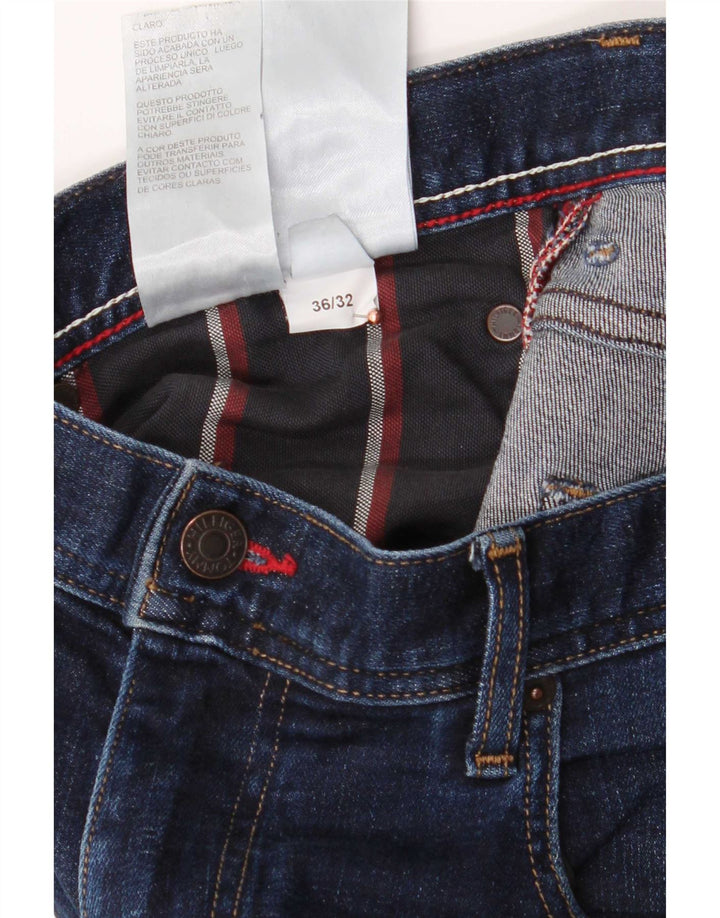 Tommy Hilfiger Herren Slim Jeans W36 L32 Marineblau Baumwolle