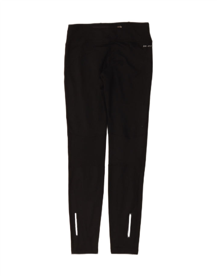 Nike Damen Dri Fit Leggings UK 6 XS Schwarz Polyester