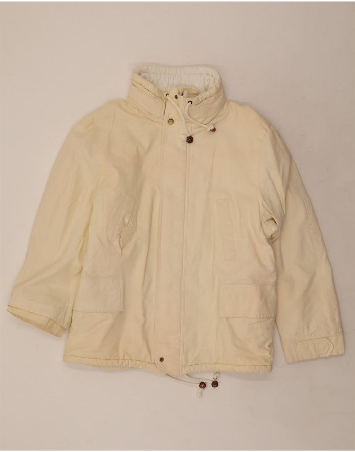 Ocean Star Herren-Utility-Jacke mit Kapuze IT 54 2XL aus weißer Baumwolle