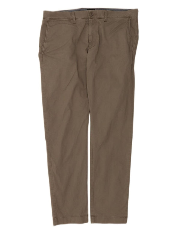 J. Crew Herren Slim Fit Chinohose W32 L30 Graue Baumwolle