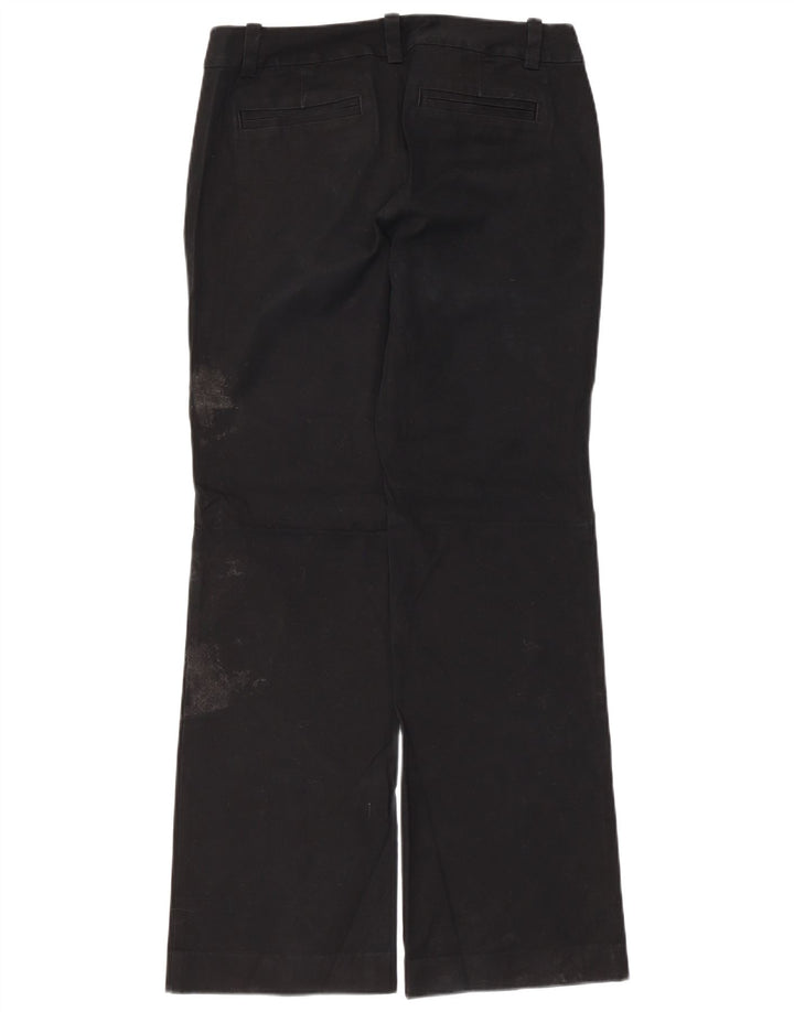 Eddie Bauer Damen Gerade Freizeithose US 6 Medium W34 L30 Schwarz