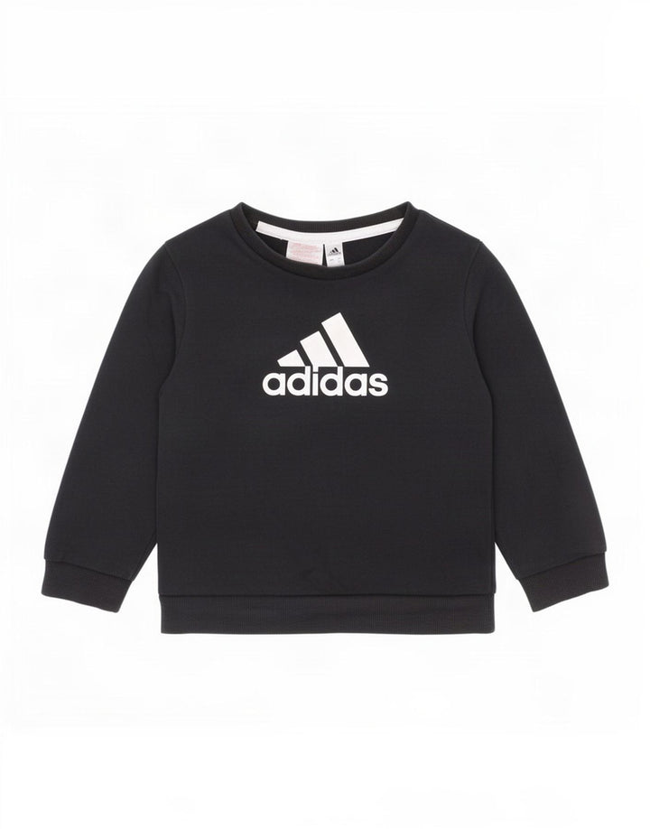 Adidas Jungen Graphic Sweatshirt Pullover 2-3 Jahre Schwarz