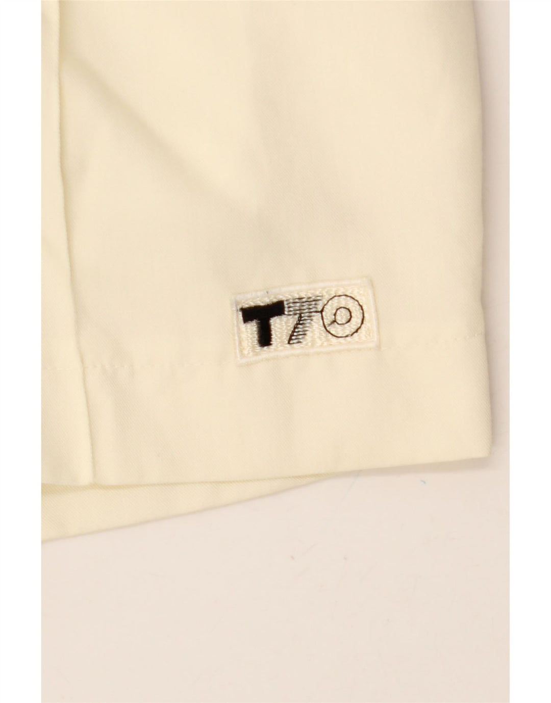 VINTAGE Damen Chinoshorts W26 Small Off White