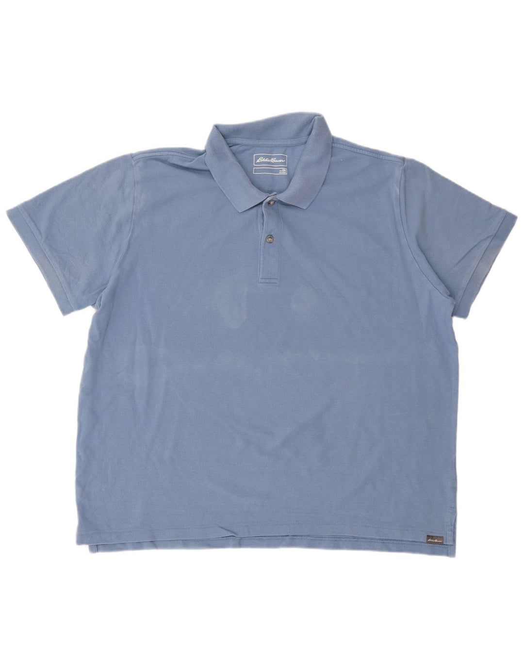 Eddie Bauer Herren Poloshirt 2XL Blau Baumwolle