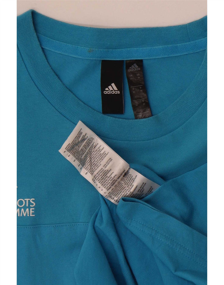 Adidas Herren UEFA Grassroots Program Graphic T-Shirt Top Mittelblau