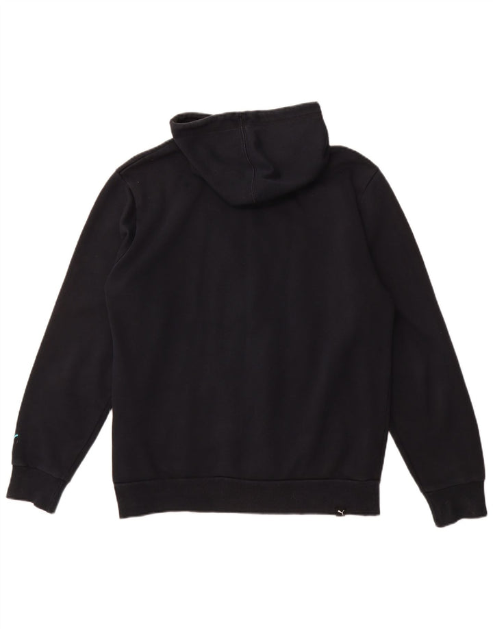 PUMA Herren Graphic Zip Hoodie Pullover Medium Marineblau Baumwolle