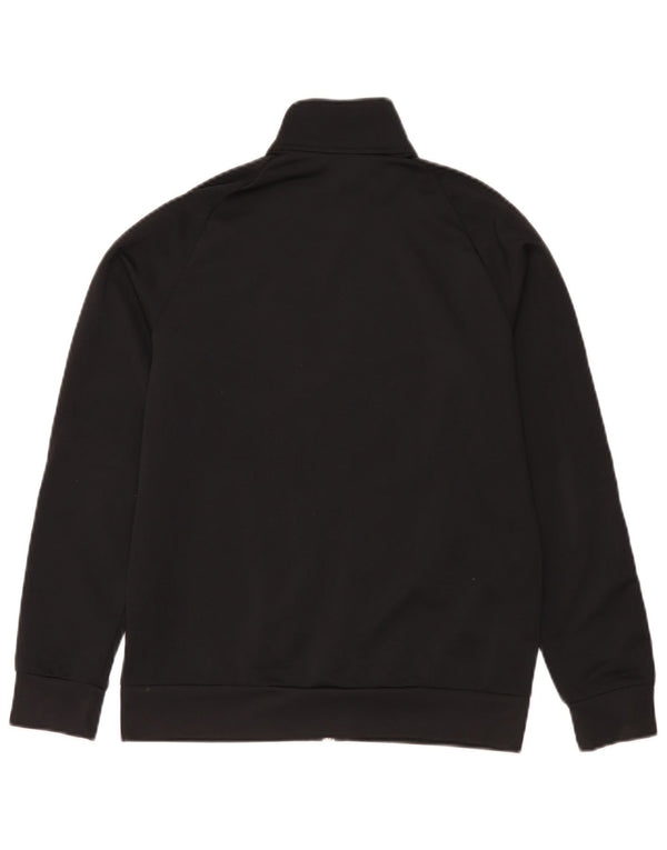 Adidas Jungen Trainingsanzug Top Jacke 13-14 Jahre Schwarz Polyester