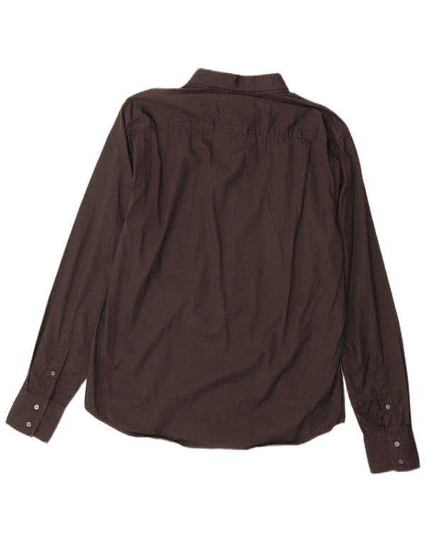 Superdry Herren-Hemd 2XL aus grauer Baumwolle