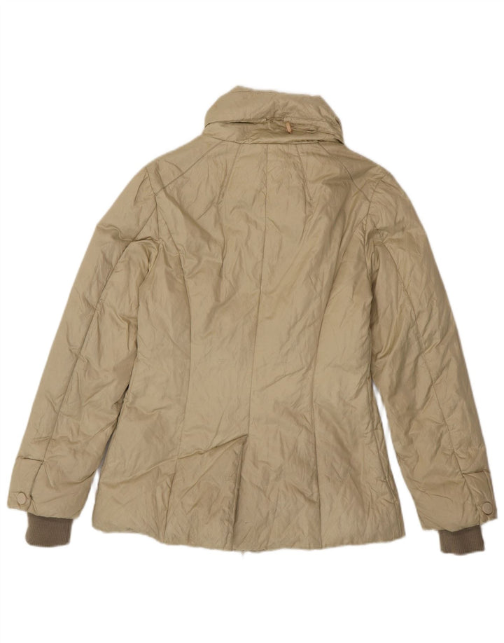 Max & Co. Wattierte Damenjacke UK 8 Small Beige Polyester