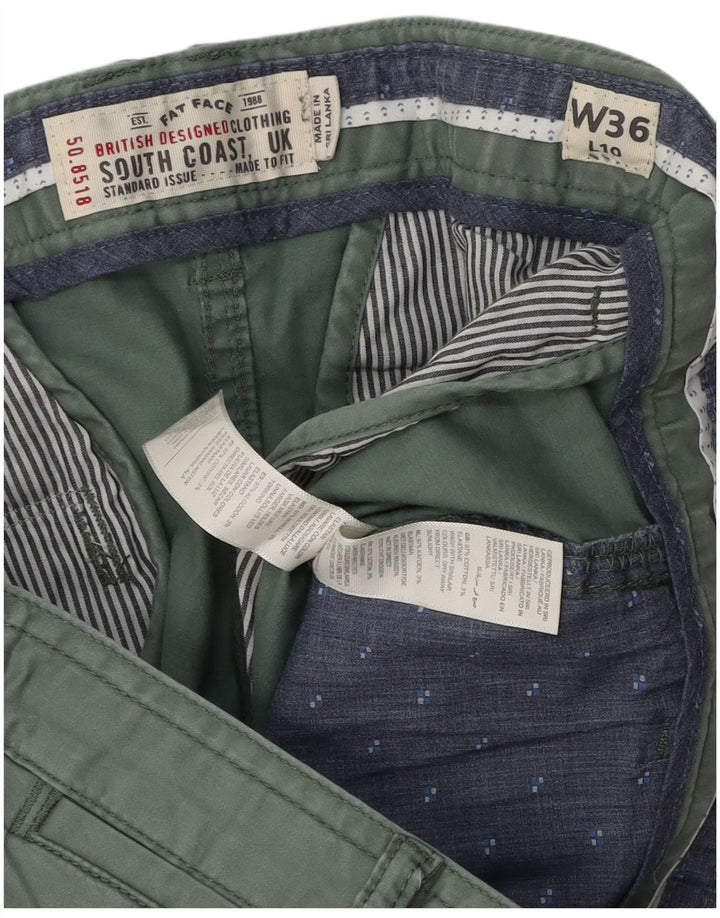 Fat Face Herren-Chinoshorts W36, Größe L, Grün, Baumwolle