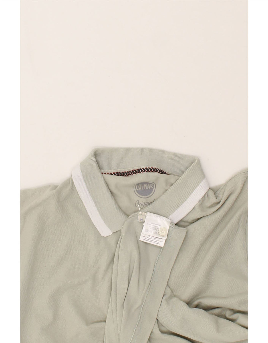 COLMAR Womens Polo Shirt UK 14 Medium Grey Cotton Vintage Colmar and Second-Hand Colmar from Messina Hembry 