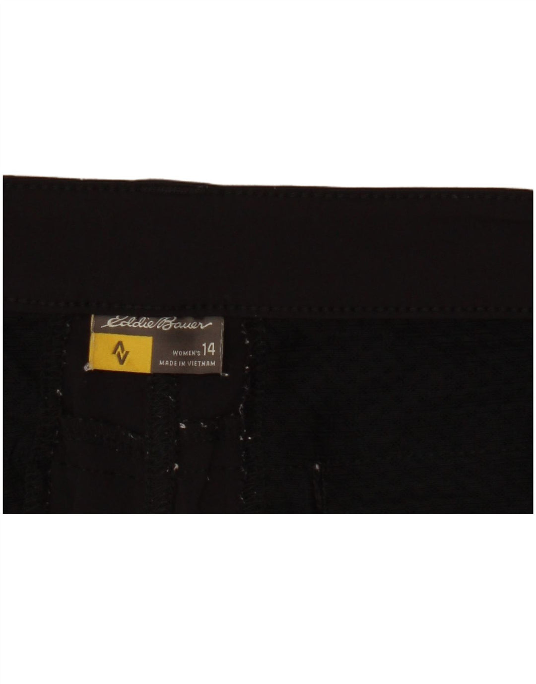 Eddie Bauer Damen Freizeitshorts US 14 XL W36 Schwarz