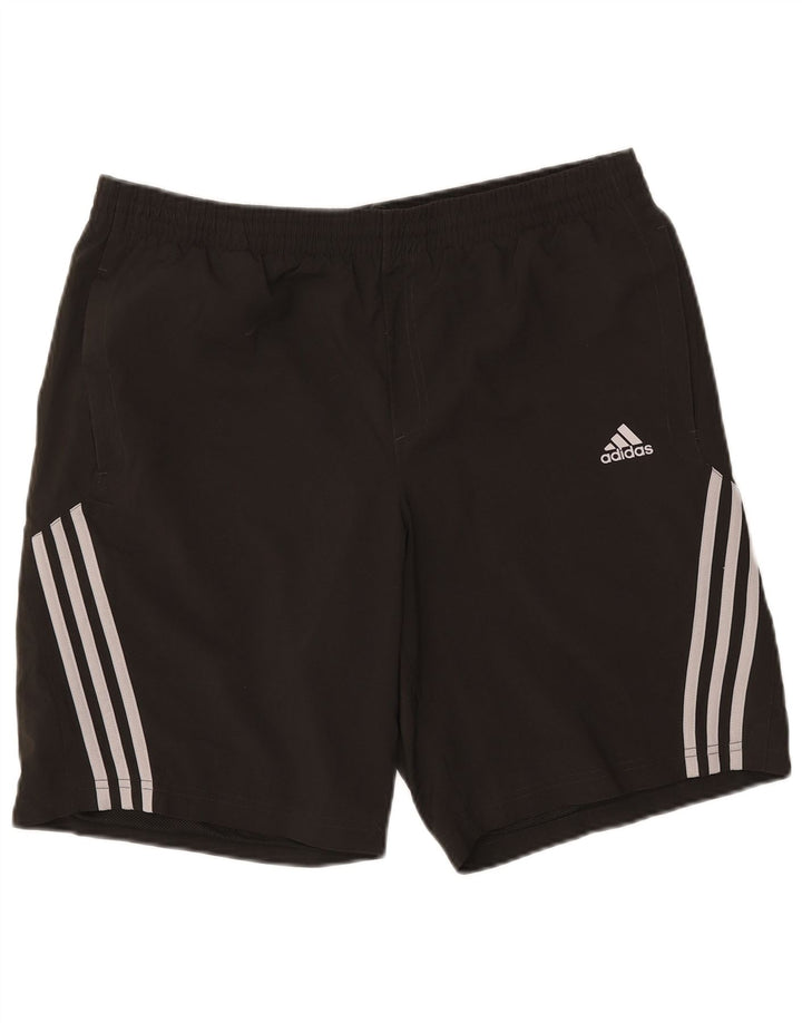 Adidas Herren Clima 365 Badeshorts, groß, schwarzes Farbblock-Polyester