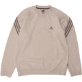 ADIDAS Herren Loose Fit Sweatshirt Pullover UK 36/38 Small Weiß Polyester