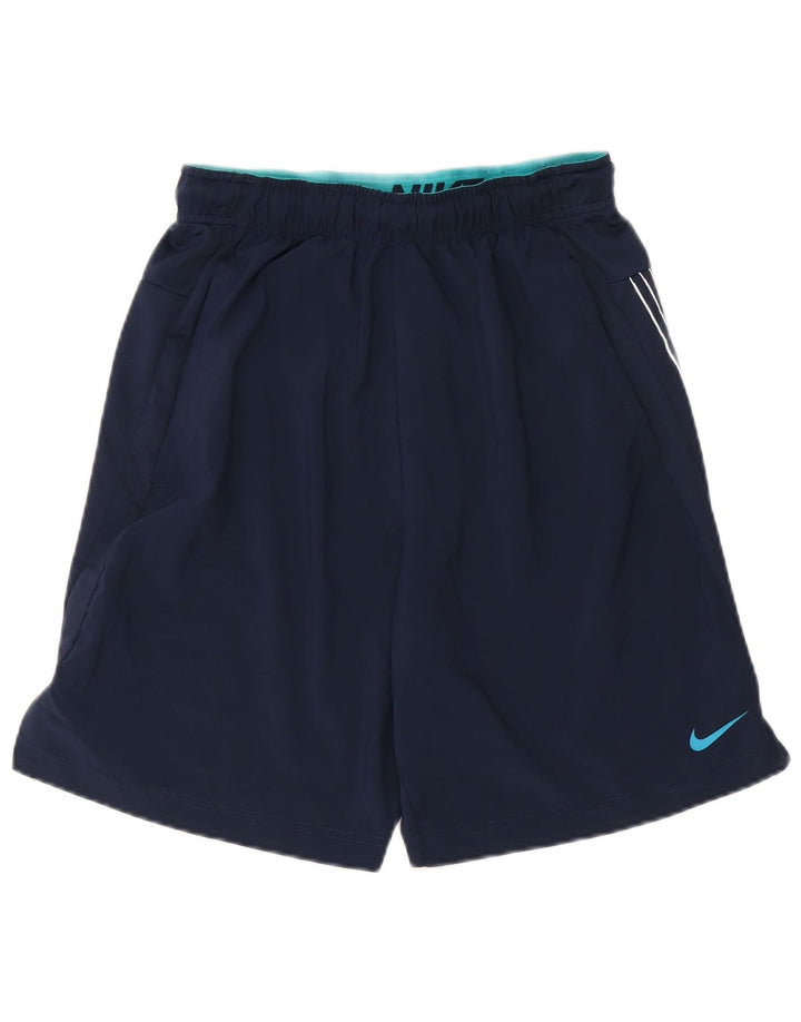 Nike Herren Dri Fit Graphic Sportshorts, Größe S, Marineblau, Polyester