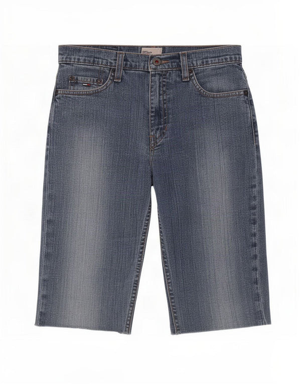 Tommy Hilfiger Damen Jeansshorts W26 Small Blau Baumwolle