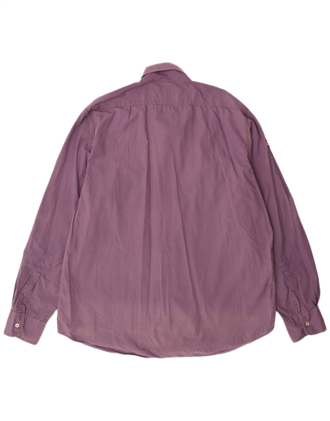 NAPAPIJRI Herren Grafikhemd 3XL Lila Baumwolle