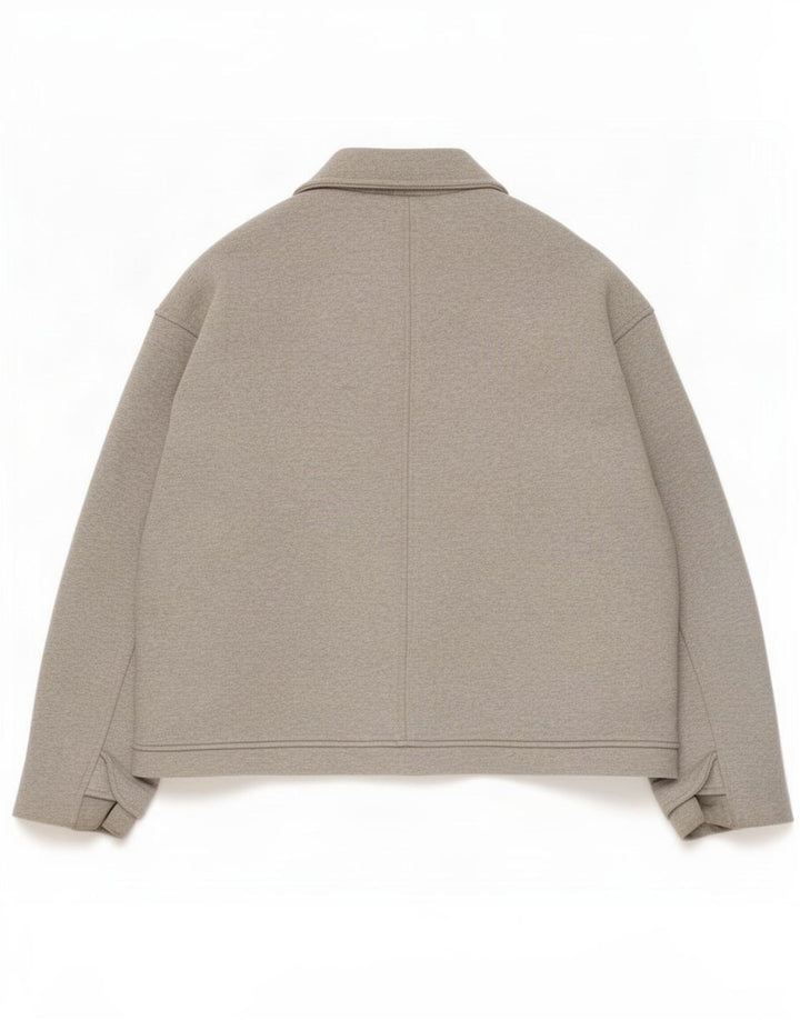 Zara Damen Bomberjacke UK 16 Große graue Baumwolle