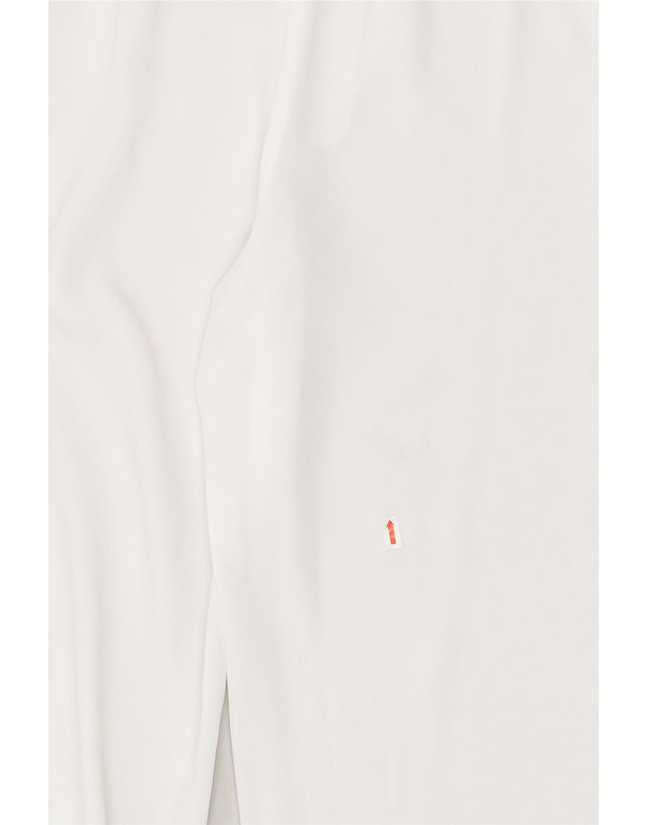 VINTAGE Womens Straight Casual Trousers W24 L30 White | Vintage Vintage | Thrift | Second-Hand Vintage | Used Clothing | Messina Hembry 