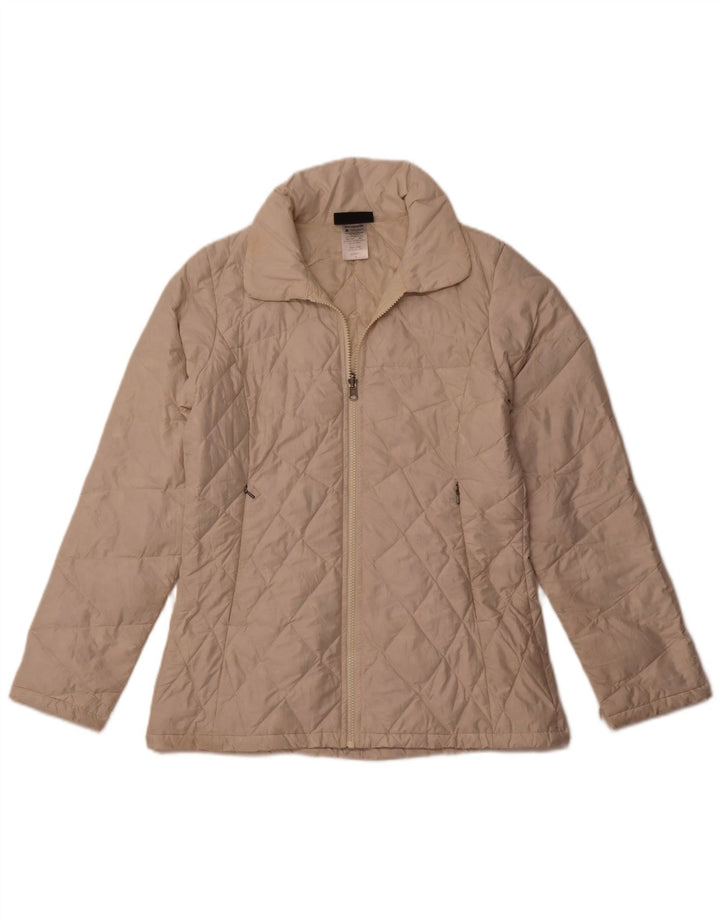 PATAGONIA Damen Steppjacke, wattiert, UK 10, Größe S, gebrochenes Weiß, Polyester