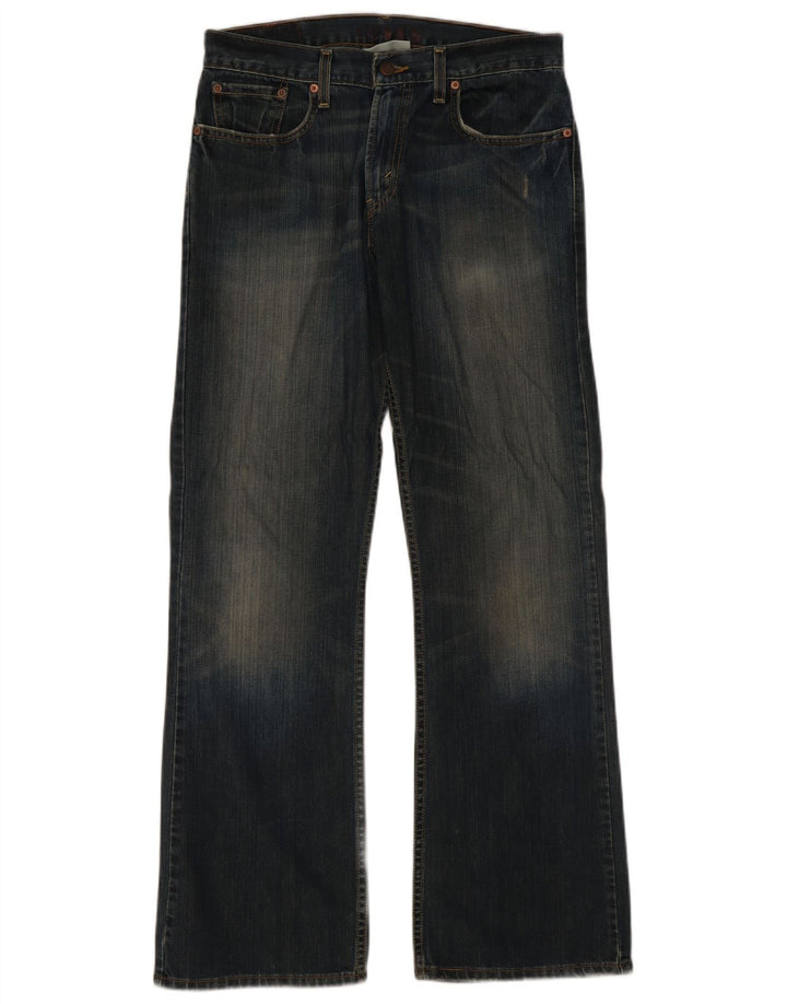 Levi's Damen 527 Bootcut Jeans W32 L32 Marineblau Baumwolle