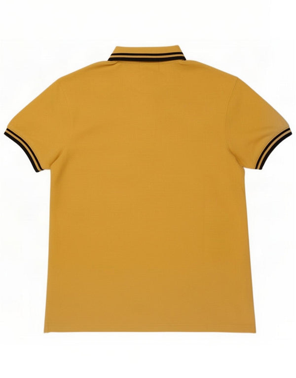 St. Bernard Herren Poloshirt Small Yellow Cotton