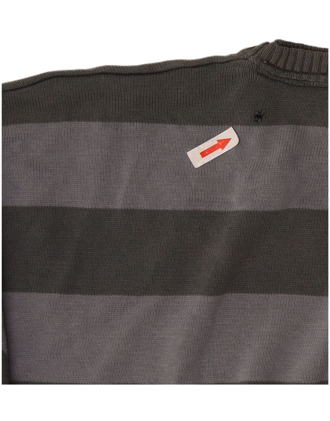 Marks & Spencer Herren Autograph Pullover mit Rundhalsausschnitt, 2XL, grau gestreift