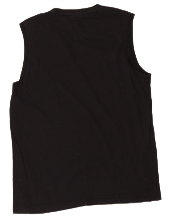 Champion Herren Grafik-Weste-Top, Größe L, Schwarz