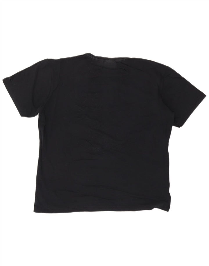 TRUSSARDI JEANS Herren-T-Shirt mit Grafik, Mittelschwarz, Baumwolle