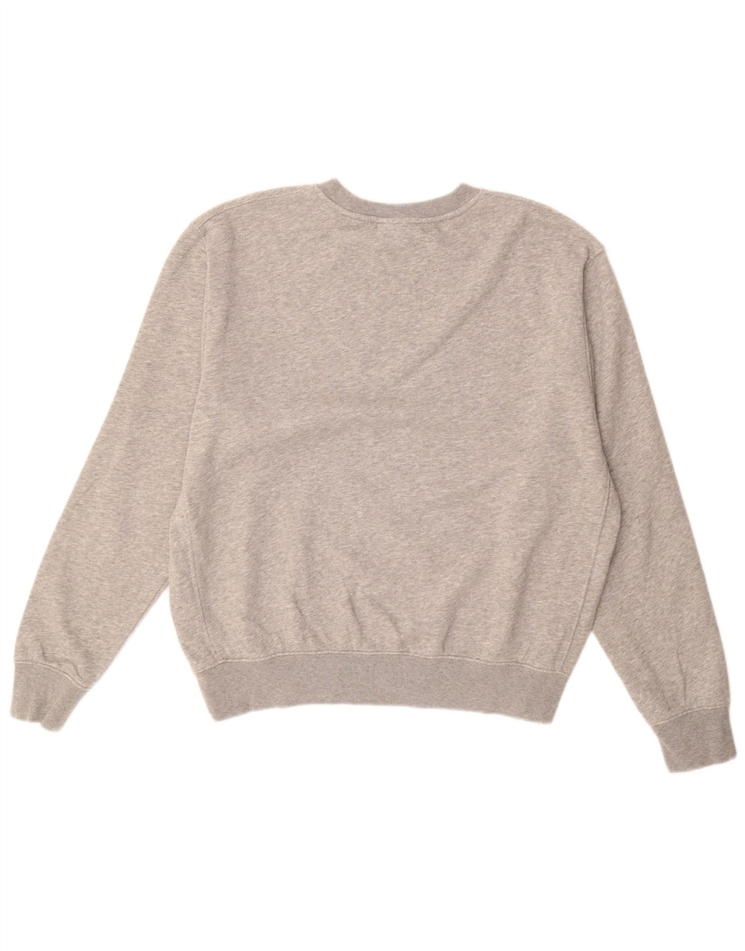 NIKE Herren-Sweatshirt-Pullover aus mittelgrauer Baumwolle