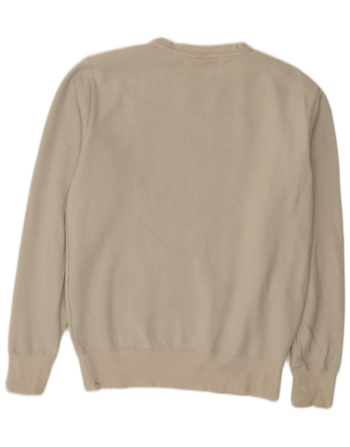 Ellesse Herren-Sweatshirt mit Grafik, Größe S, weiße Baumwolle
