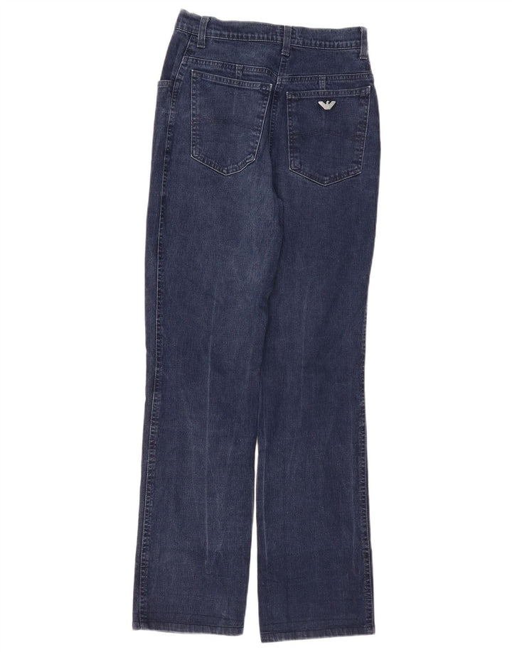 Armani Damen Bootcut-Jeans W28 L30 Marineblau