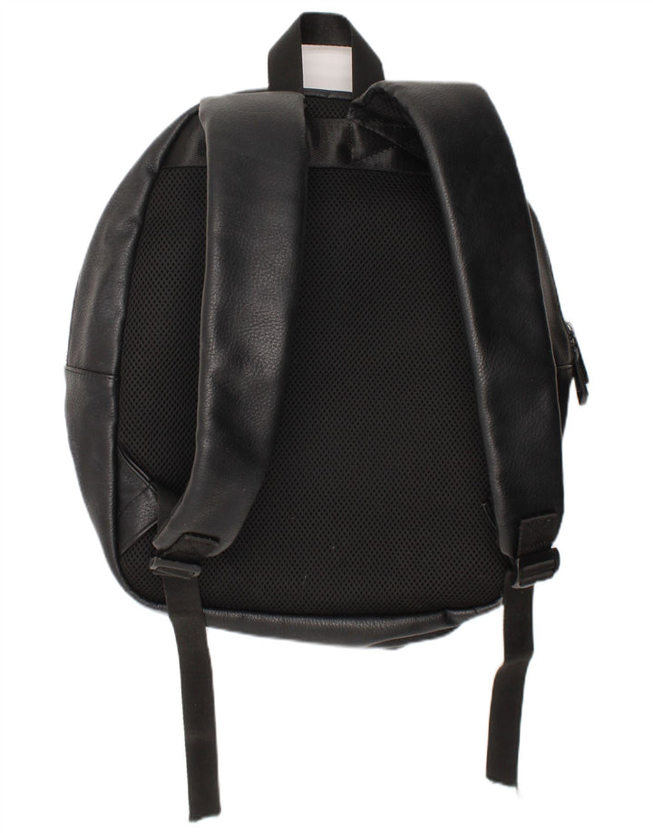 REPLAY Mens Faux Leather Backpack One Size Black Polyurethane Classic
