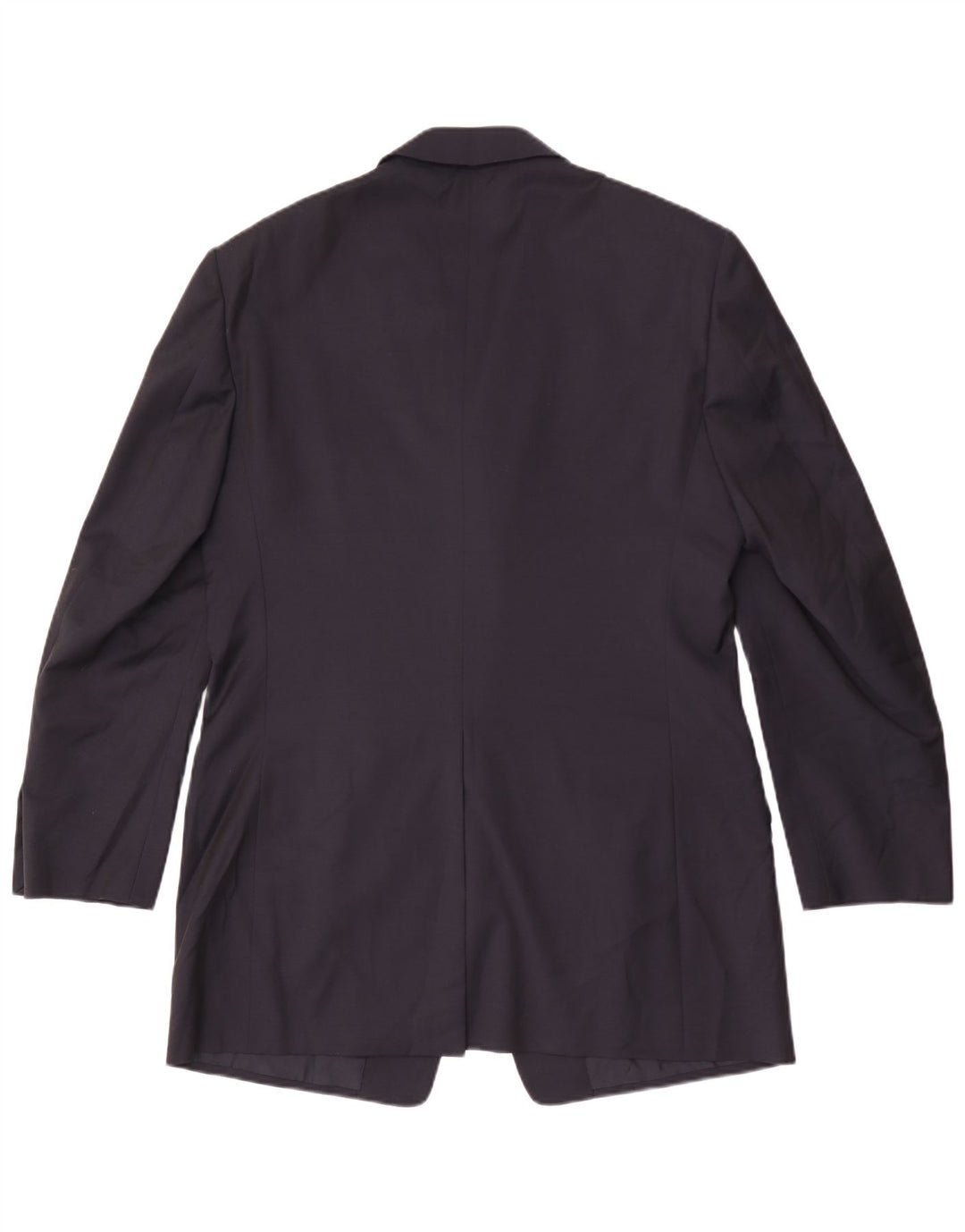 Pal Zileri Herren Longline 3-Knopf-Blazerjacke IT 50 Große marineblaue Wolle