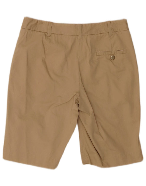 Massimo Dutti Damen Chinoshorts W26 Small Beige Baumwolle