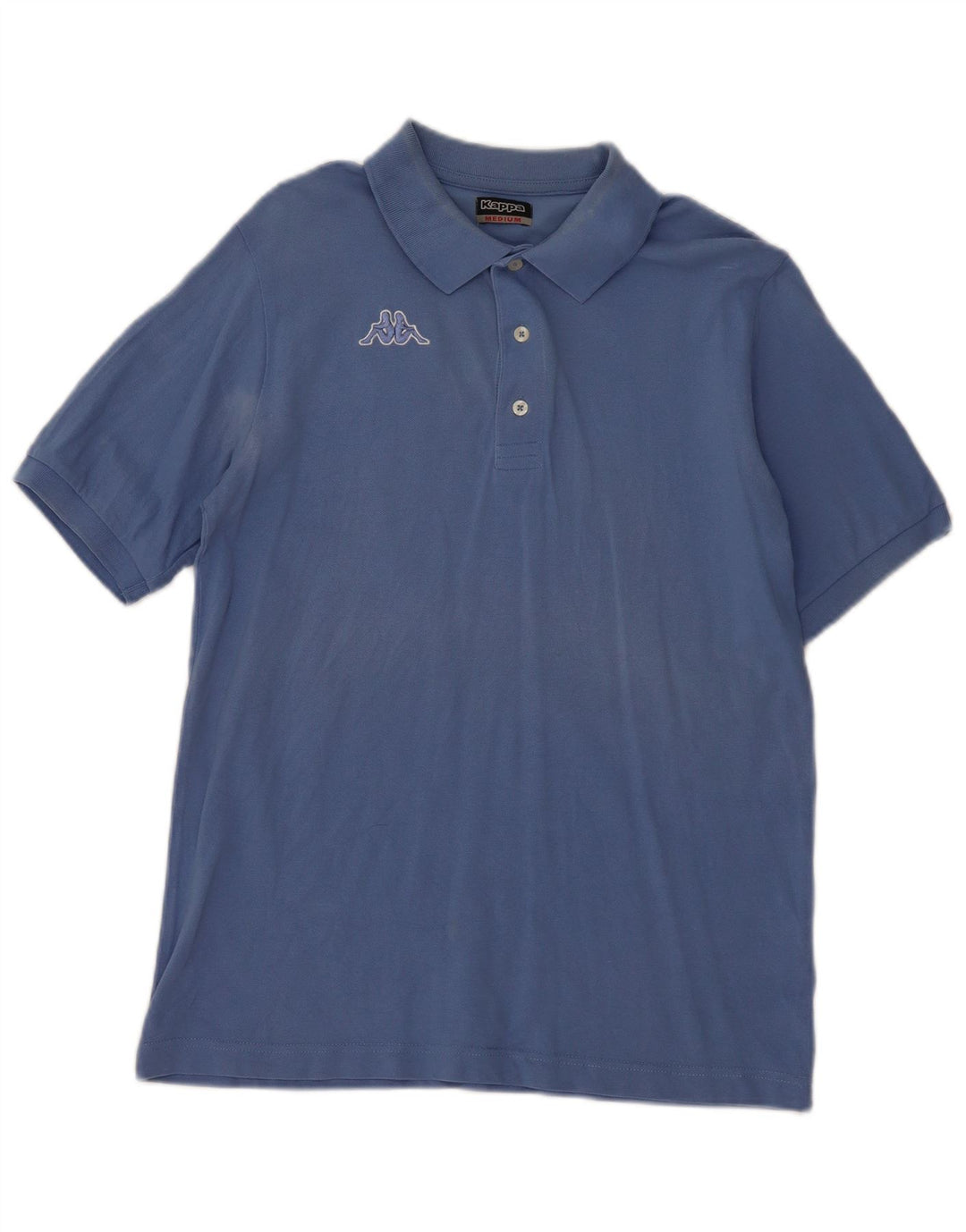 Kappa Herren-Poloshirt aus mittelblauer Baumwolle