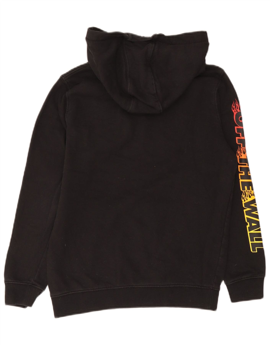 Vans Damen Graphic Hoodie Pullover UK 12 Medium Schwarz