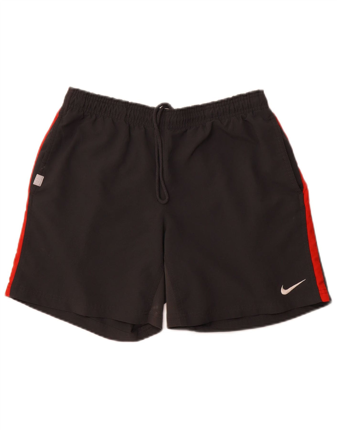 NIKE Herren-Sportshorts aus mittelgrauem Colourblock-Polyester